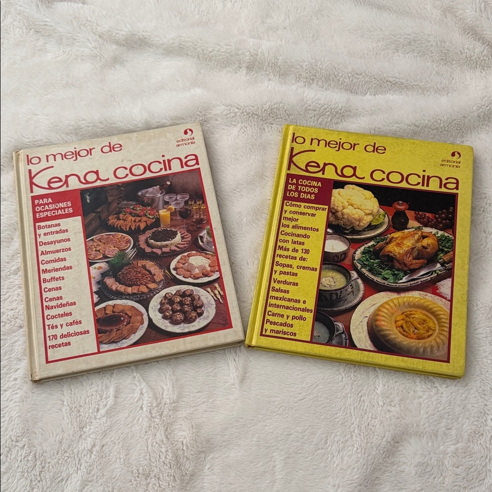 Kena cocina Cookbook Set in Spanish